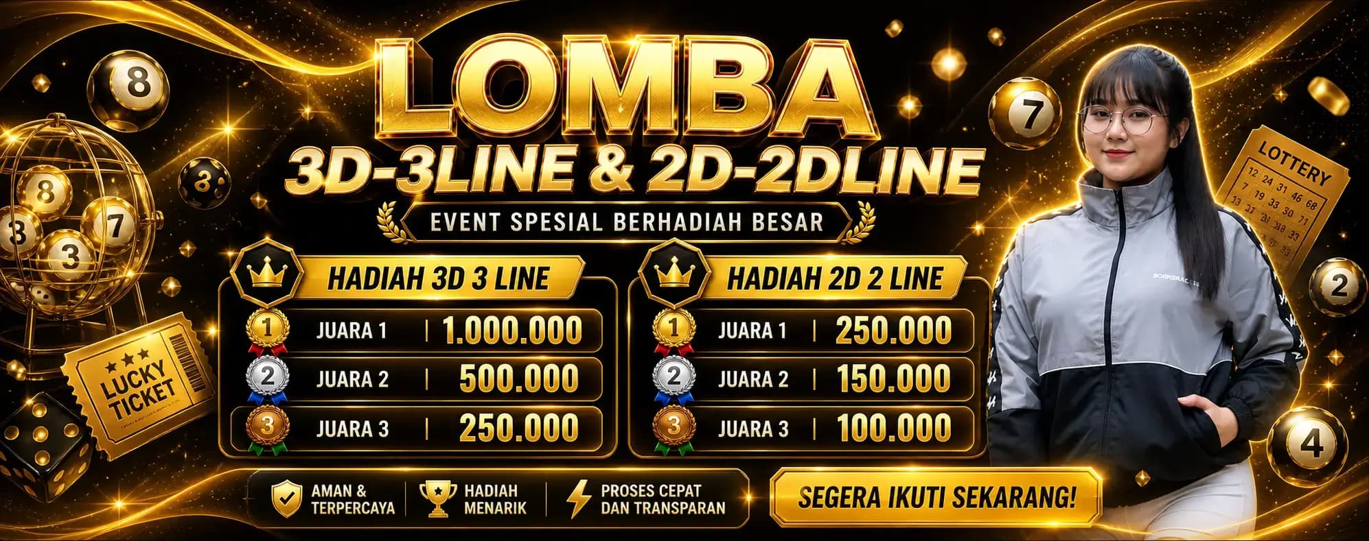 LOMBA 3D-3LINE 2D-3LINE